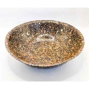Splatter Paint Bowl By Staley Gretzinger - Functional Art Rare Boho Folk Art